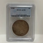 1928 Peace Silver Dollar PCGS AU 50