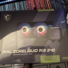 MSI MAG Coreliquid A13 240 - AIO ARGB CPU Liquid Cooler - 240mm Radiator