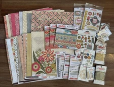 My Mind's Eye, 'INDIE CHIC', Scrapbook/Junk Journal Collection Kit, Set of 54!