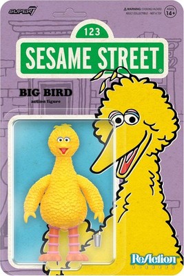 Sesame Street Reaction Wave 3 Big Bird Action Figure Super 7 | eBay