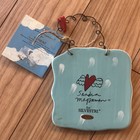 Sandra Magsamen for Silvestri VTG "Follow Your Heart" Ceramic Wall Plaque NEW 4" — photo 2
