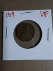 1919 Lincoln Cent F-VF Circulated Condition Copper Penny