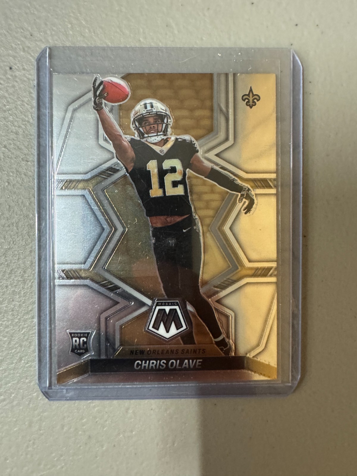 2022 Panini Mosaic - Rookies Chris Olave #313 Silver Prizm (RC)