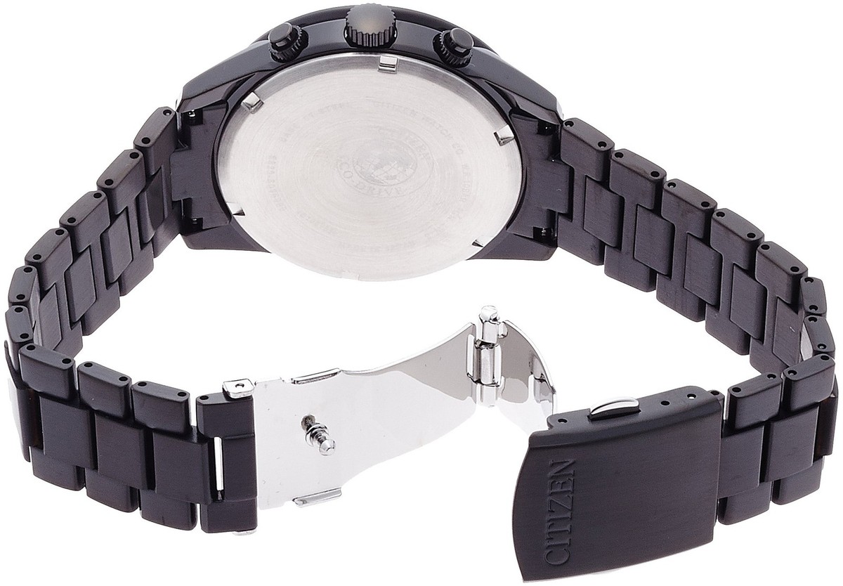Unused CITIZEN COLLECTION All Black Model Eco-Drive BL5495-56E Men