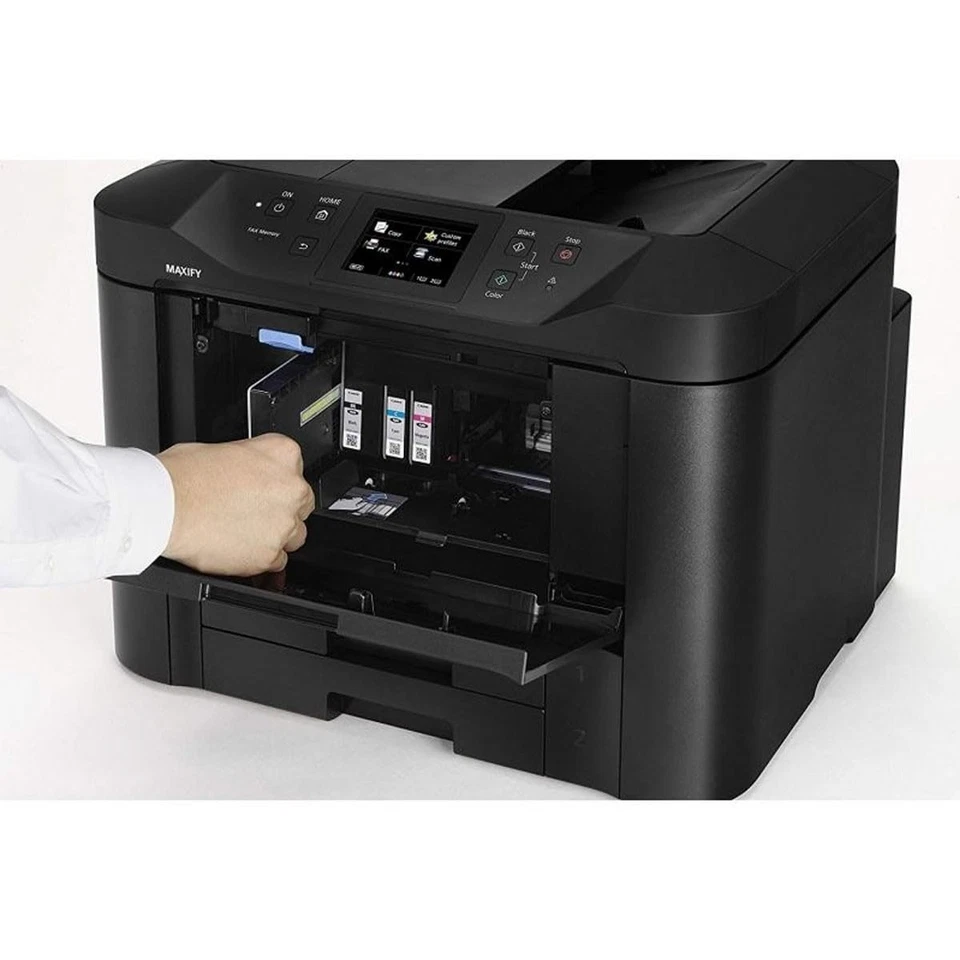 Canon Maxif MB5450 Stampante Multifunzione Inkjet, 24 ipm in Bianco e Nero, 15.5 - Immagine 3 di 4