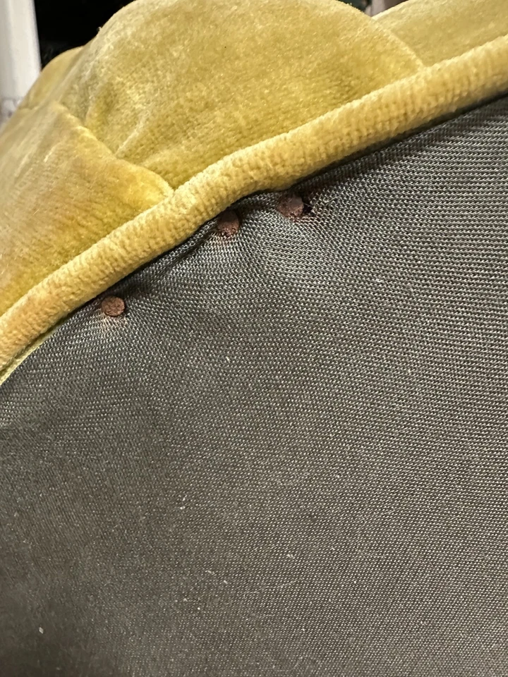  1930s Pair of Single Arm ART DECO Shell Back Chairs - Image 4 of 4