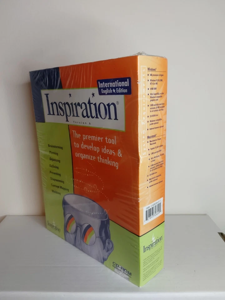 Vintage Inspiration Version 6.0 Brain Tool Software  Still Sealed Cd Rom. - Image 3 of 4