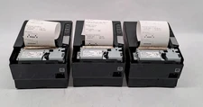 LOT OF 3 Epson TM-T88V M244A Point of Sale USB Thermal Receipt Printer / NO P-AD