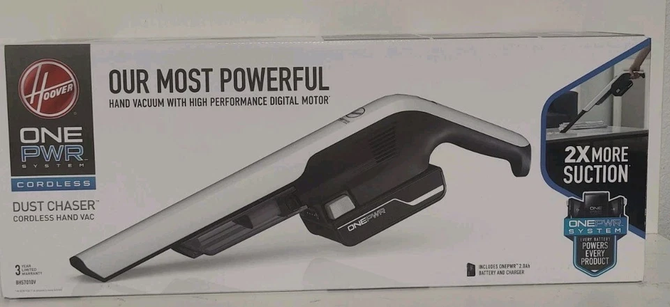 Hoover ONEPWR Dust Chaser Cordless Hand Vacuum, BH57010V + 2AH Battery & Charger - Image 2 of 4