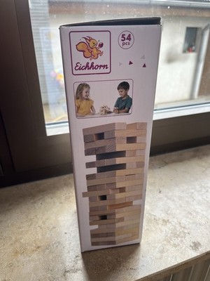 Eichhorn 100002466 Stapelspiel, Geschicklichkeitsspiel für die ganze Familie