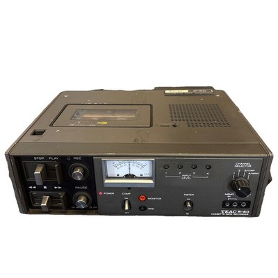 TEAC R-60 Cassette Data Recorder Powers On Parts Repair Lab Industrial