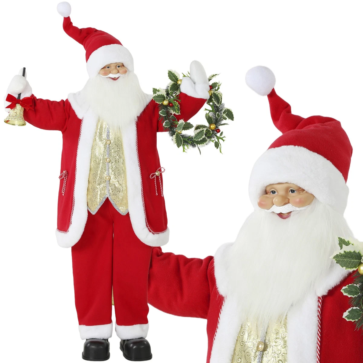 Jahreszeitliche Deko-Weihnachtsmann aus Metall online kaufen