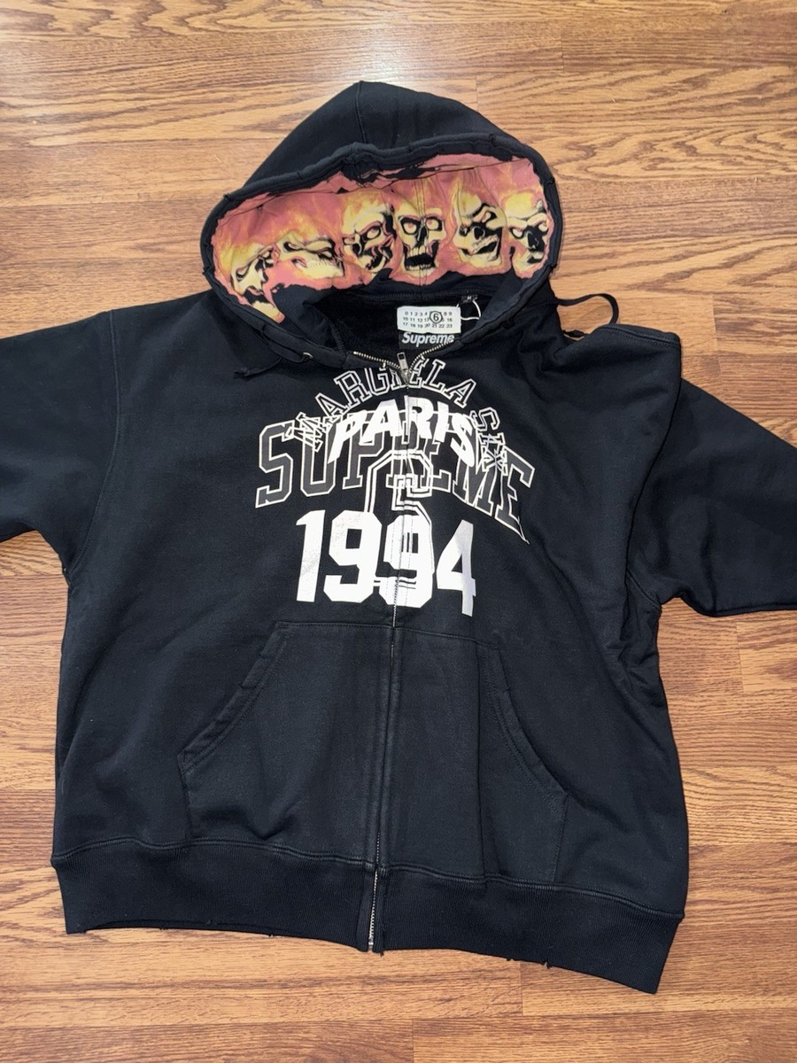 Supreme MM6 Maison Margiela Hoodie ZipUp Hooded Sweatshirt