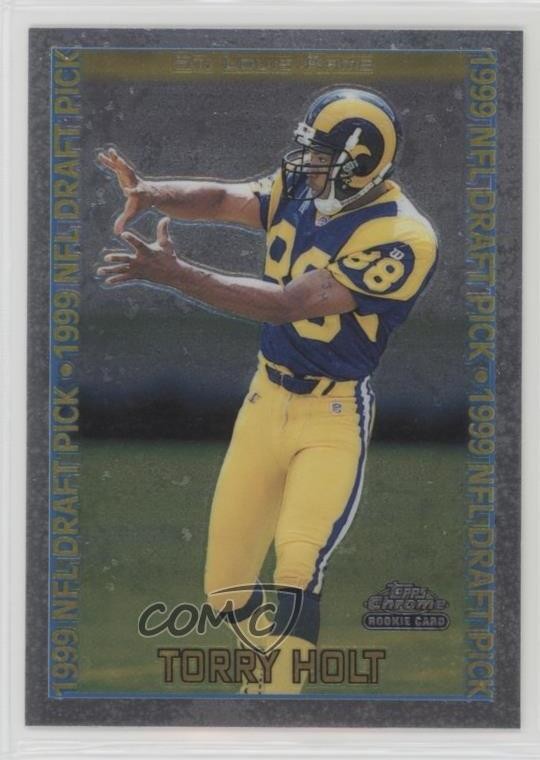 1999 Topps Chrome 1999 NFL Draft Pick Torry Holt #149 8sr