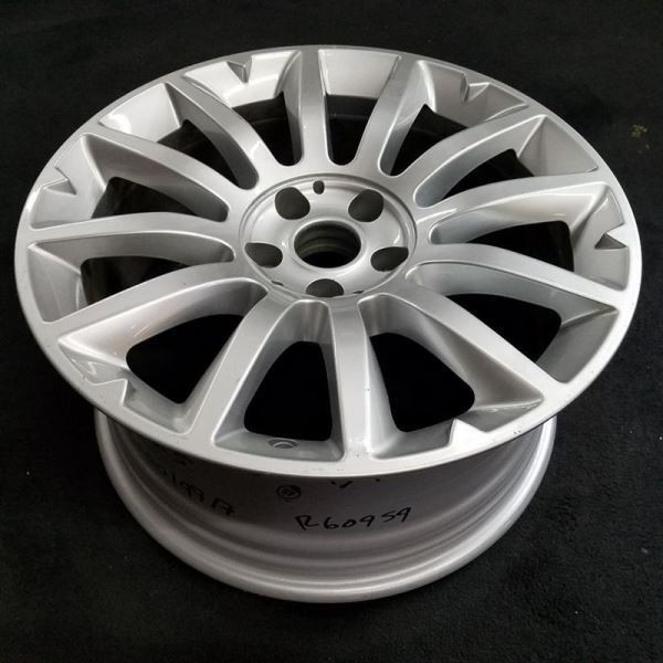Rear Maserati Ghibli Alfieri Silver OEM Wheel 18” 13-2015 Factory Rim 670019917