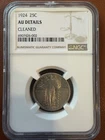 1924 25C Standing Liberty Quarter NGC AU Details Cleaned