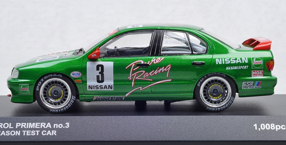KYOSHO 1/43 Castrol Nissan Primera/INFINITI G20 Preseason
