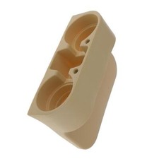 BEIGE - UNIVERSAL GETRÄNKEHALTER ABLAGEFACH KAFFEHALTER HOLDER f. AUTO PKW LKW