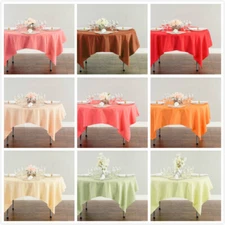 LinenTablecloth 70 in. Square Polyester Tablecloths, 33 Colors! Wedding & Event