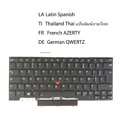 Laptop Keybaord For Lenovo ThinkPad X1 Nano Gen 1 (Type 20UN 20UQ