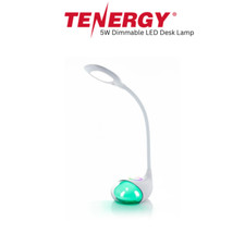Tenergy 5W Dimmable LED Desk Lamp with USB Charging Port Eye Care Table Light