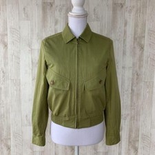 MARGARET HOWELL Military Blouson Jacket Size 2 Khaki Womens  from JP