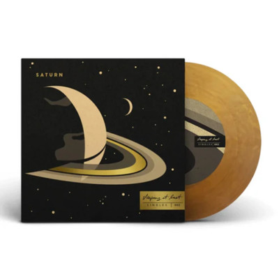 Sleeping At Last Saturn 7'' METALLIC GOLDFISH COLOR VINYL Record! limited! NEW bl