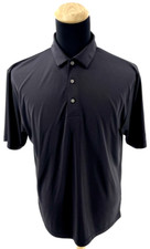 Ben Hogan Performance Golf Polo Shirt Mens Short Sleeve Black Size Large