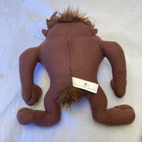 Peluche vintage asso novità 1996 Taz diavolo della Tasmania 6 pollici - Foto 4 di 4