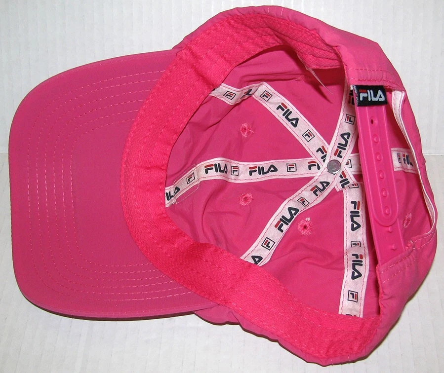 Sombrero Fila Sport Talla Única Adulto Ajustable Nylon Rosa Neón Foto 2 de 3