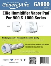 GA900 Humidifier Water Filter For GeneralAire 900 & 1000 Humidifiers - GFI #7919