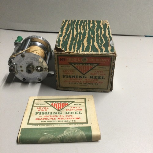 Moulinet Vintage Pflueger Akron 1893L - Pêche Eau Douce, Dans Boîte Summit OG - Collection