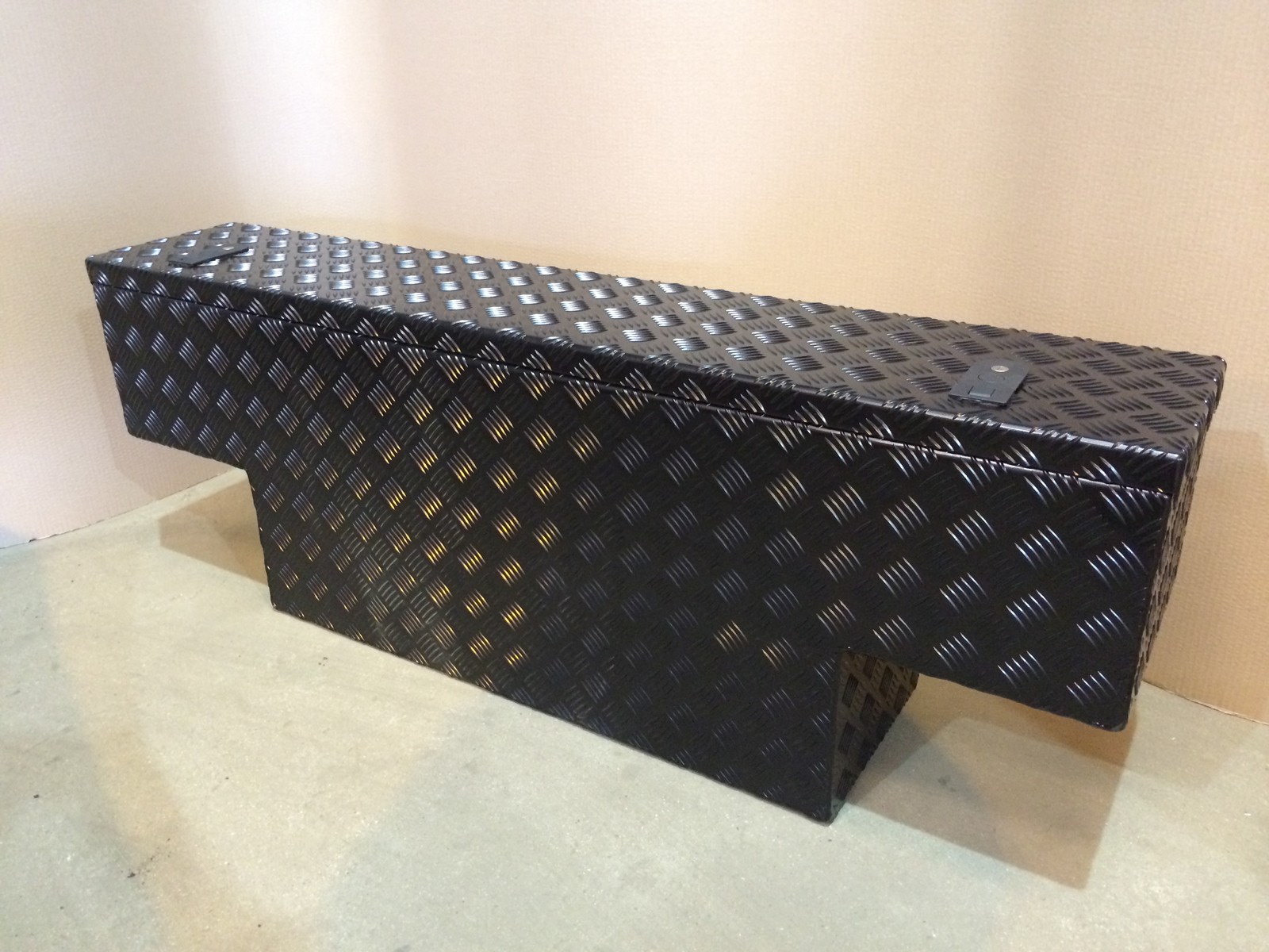 Powder coated 1000mm deep aluminium tub storage box Land Rover 90 110 ...