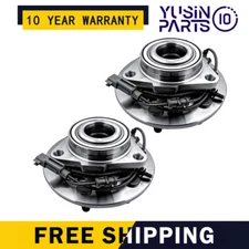 2pcs Front Wheel Bearing and Hub for Ram 1500 2019-23 4WD without 22 Inch Wheels