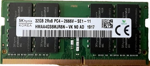 DDR4 2666 8GB×2 SK hynix PC4-2666V 8GB Total (2x4GB) Ram DDR4 2666MHz SDRAM SODIMM