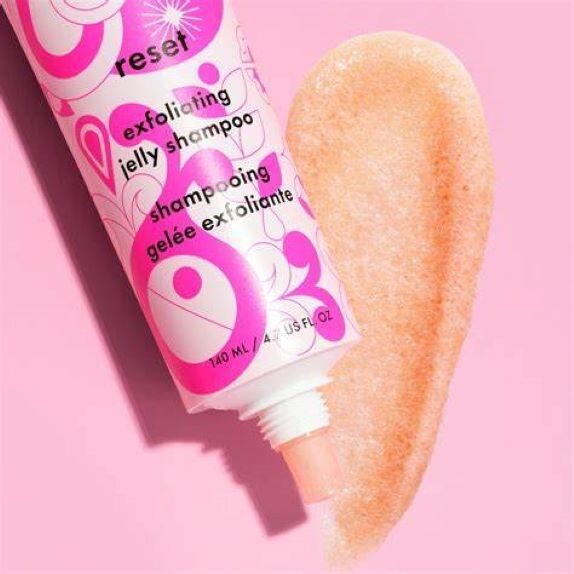 Amika Reset Exfoliating Jelly Shampoo Scalp Scrub 4.7 oz / New 2023