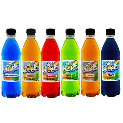 SLUSH PUPPY SYRUP|SNOW CONE SYRUP| 1 LITRE BOTTLES CHOOSE YOUR FAVOURITE FLAVOUR