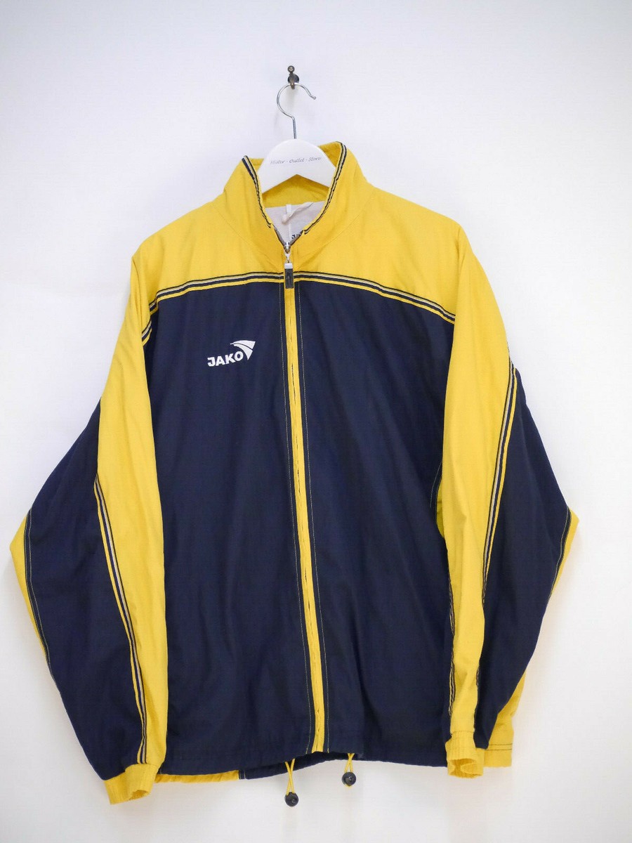 Jako Trainingsjacke Sportjacke Sweatjacke Vintage Retro Blau