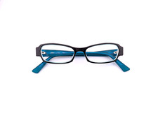 Jean Lafont Eyeglasses, Frames Only, Niki 969 Black/Teal, 50-14-142, France