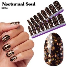 Color Street Nail Polish Strips NOCTURNAL SOUL FMG404 GLITTER Halloween 2024