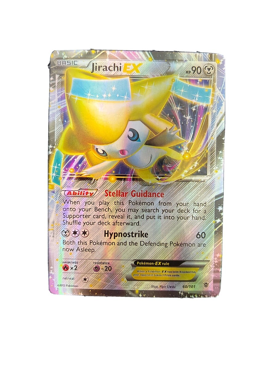 jirachi ex pokemon card value Jirachi EX 60/101 Ultra Rare World Championships Promo Pokemon Plasma Blast  NM