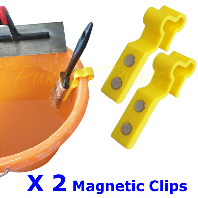 Magnetischer Pinselhalter Rest Putzmaschine Abschöpfen Putzen Rendern Streichen