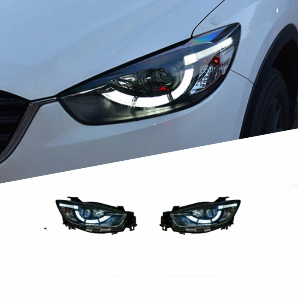 For Mazda CX-5 2013-2016 Headlight LED DRL Sequential Signal LED