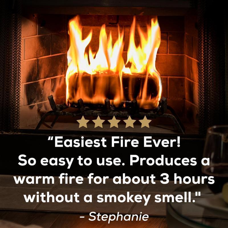 Firelogs Ultra Premium 4.5 lb 3 Hour Burn Bright Clean Burning Indoor Outdoor US