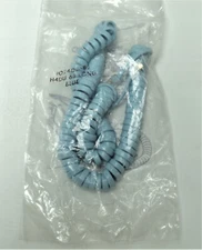 Blue Western Electric Handset Cord Phone Curly (Aqua) 12Ft H4DU-62-LONG Open Bag