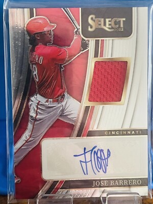 2022 Panini Select - Jose Barrero Signature Material 75/299 - #SM-JB