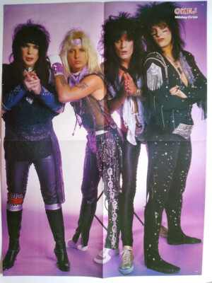 Dead or Alive Pete Burns Motley Crue Tommy Lee Sixx Mars Vince Poster Sweden