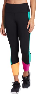 NWT DSG Womens Performance 7/8 Legging Colorblock Sz XS Gym Activewear $40 F242