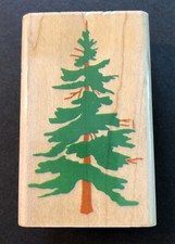 Rubber Stampede Posh Impressions Rubber Stamp Large Towering Tree Wood Mounted