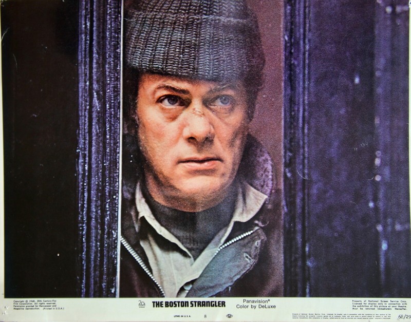 Lobby card 1968 11x14 Color Semi gloss "The Boston Strangler" Tony Curtis